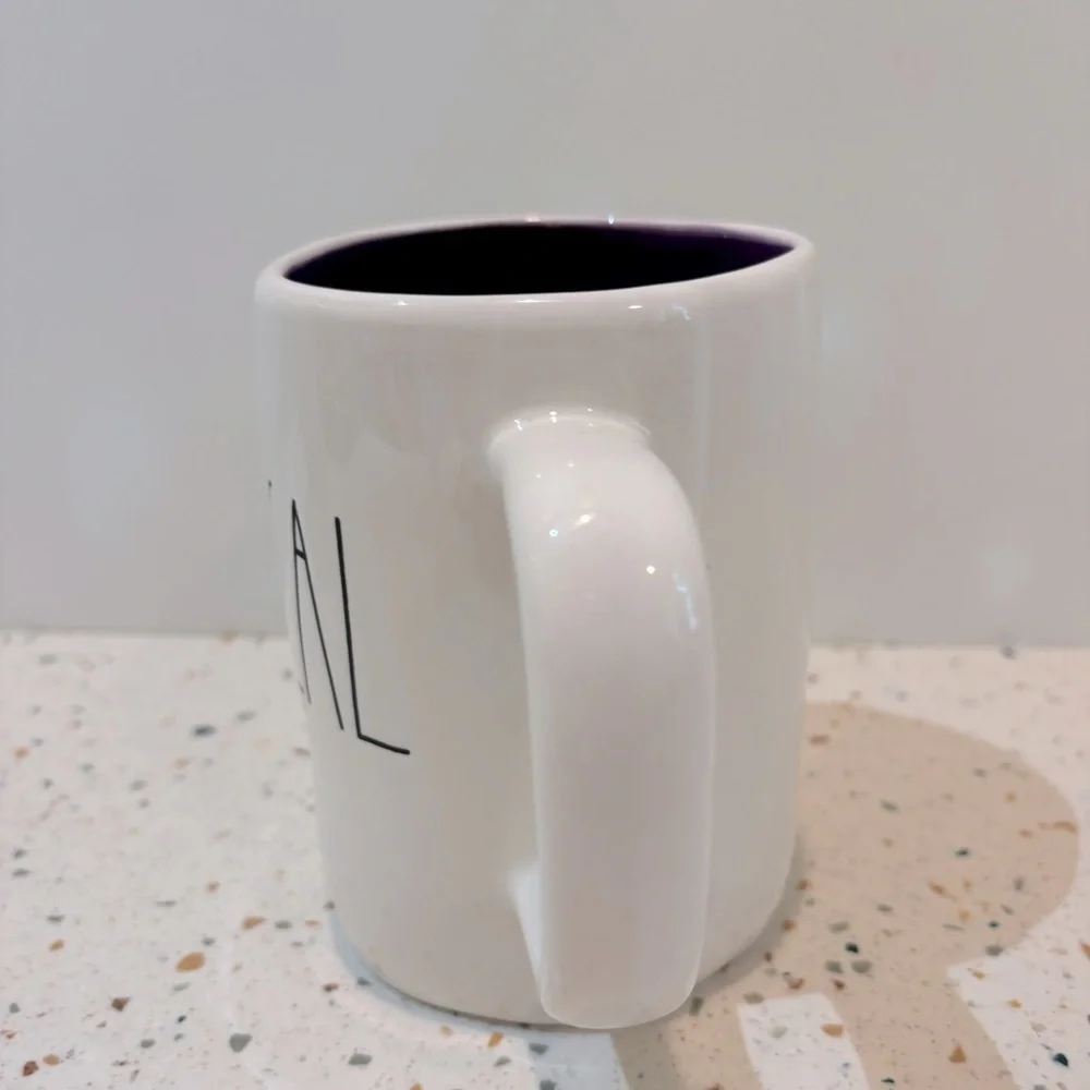 Rae Dunn Halloween‎ MAGICAL Mug White & Purple